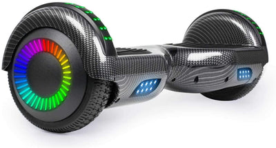 Hoverboard, UL2272 Certified, with Bluetooth and Colorful Lights Self Balancing Scooter -  Shiny Purple