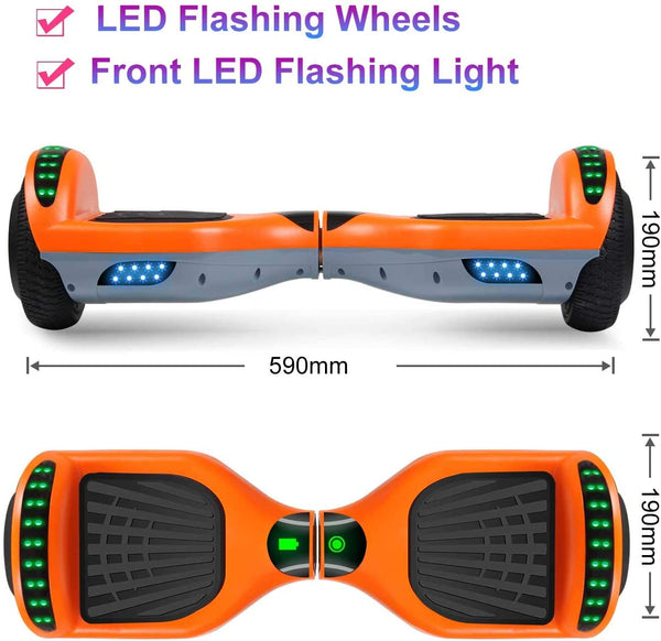 Hoverboard UL2272 Certified with Bluetooth and Colorful Lights