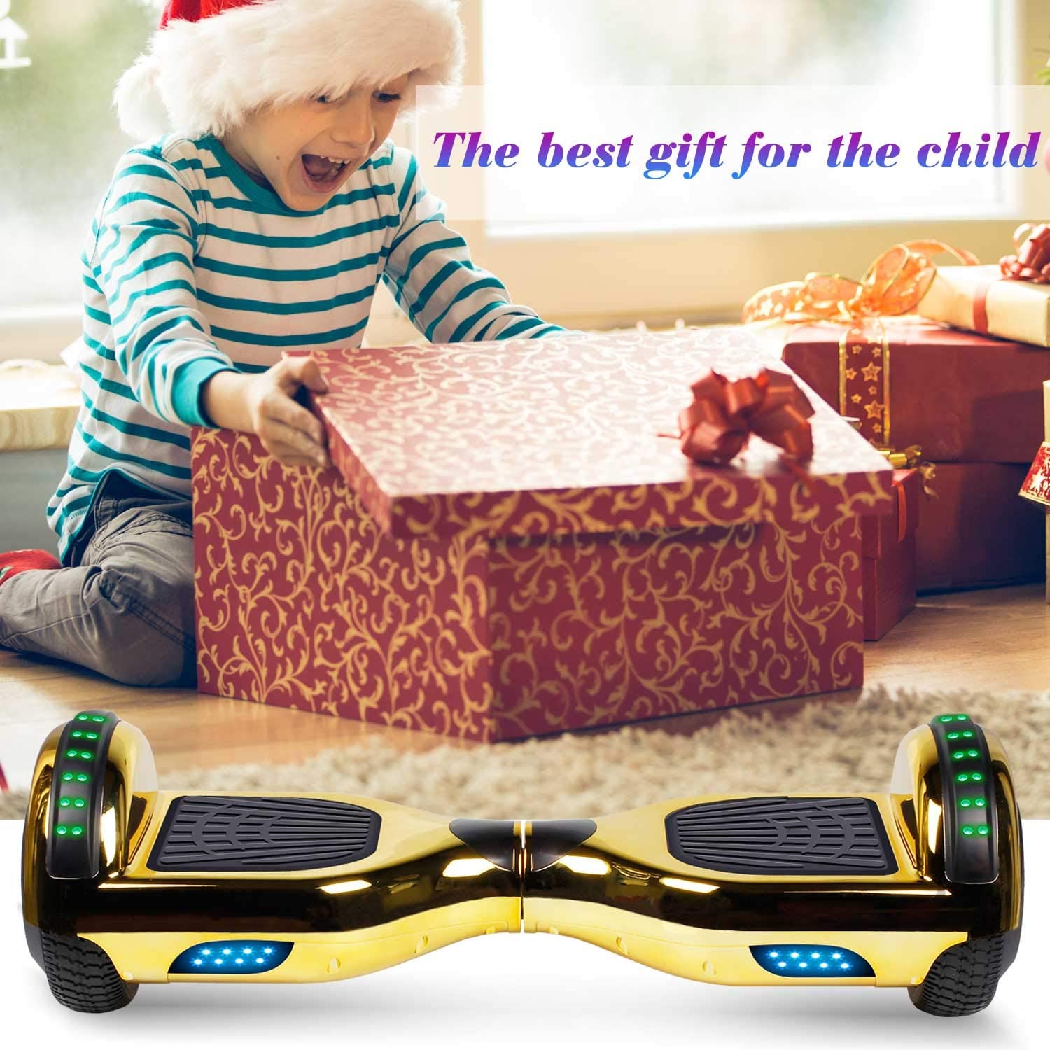 Buy Windgoo Hoverboard Self Balancing Scooter for Adults kids, UL2272  Certified Two Wheel Electric Scooter with LED lights Online at  desertcartKUWAIT